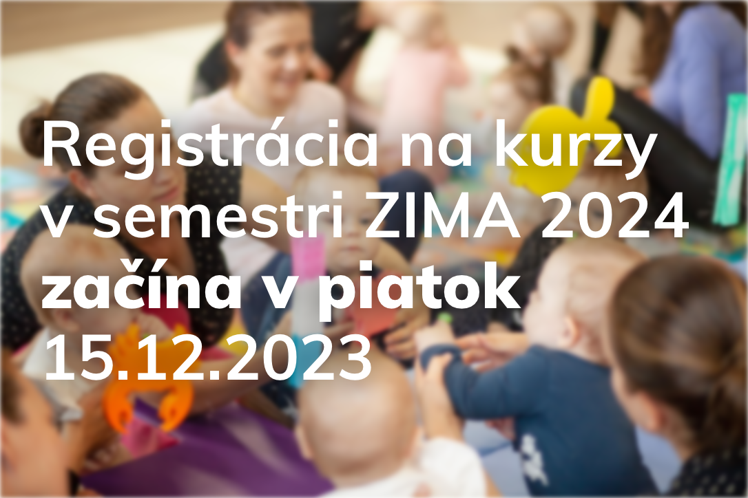 Read more about the article Registrácia na kurzy v semestri ZIMA 2024 začne v piatok 15.12.2023