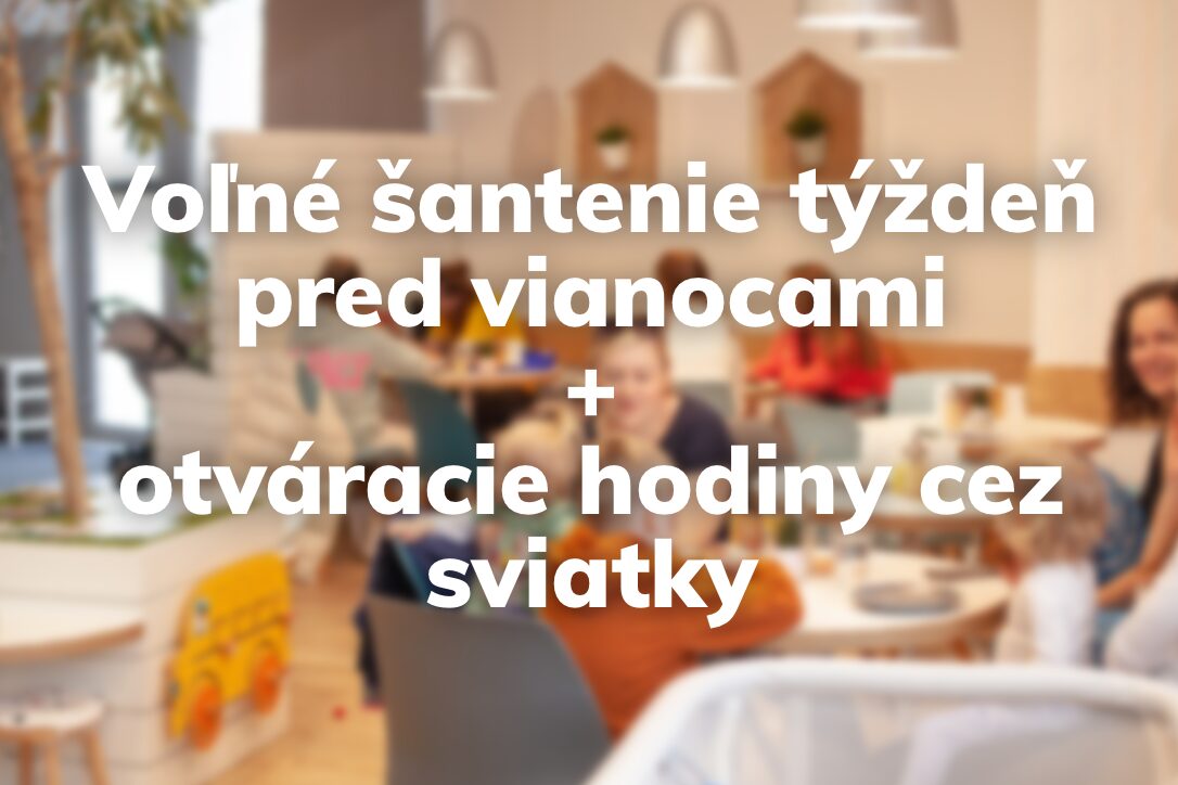 Read more about the article Voľné šantenie posledný týždeň tohto roku + otváracie hodiny cez sviatky.